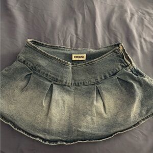 RSQ Women's Denim Mini Skirt - Blue